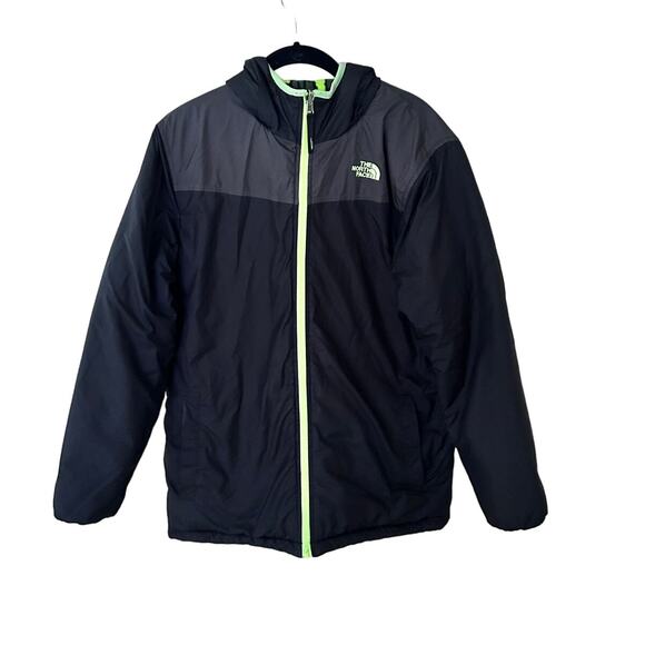 The North Face -Reversible Tree Back Camo 2T -Jacket Coat -Black/Green -Men's -M - Picture 1 of 4